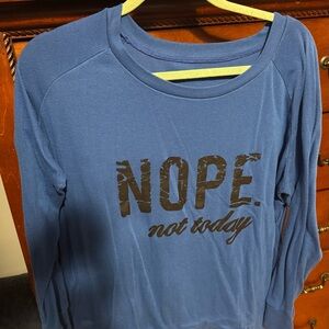 Blue Graphic Women's Top